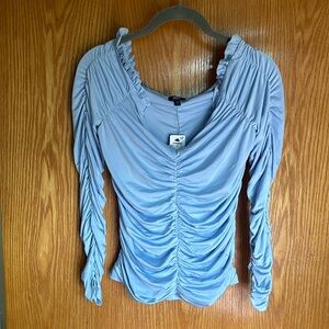 Express: Brand new with tags. Color Blue Fog